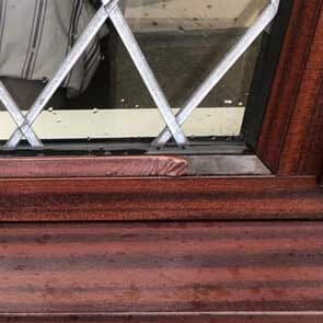 double glazing before foil repair